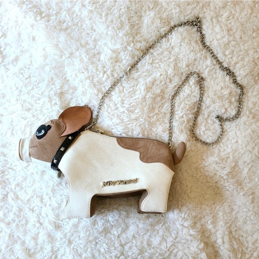 Betsey Johnson Roxy Puppy Dog
Crossbody Purse- Rare, Small Ready to wear. - Picture 3 of 12